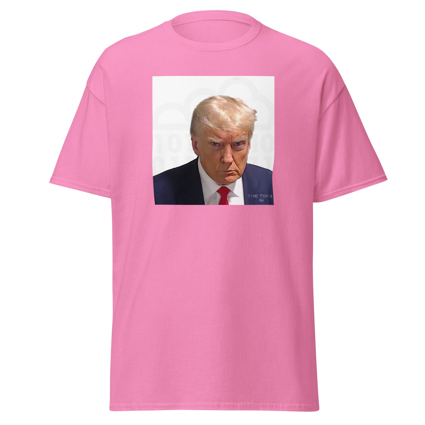 Top G Trump Tee White background