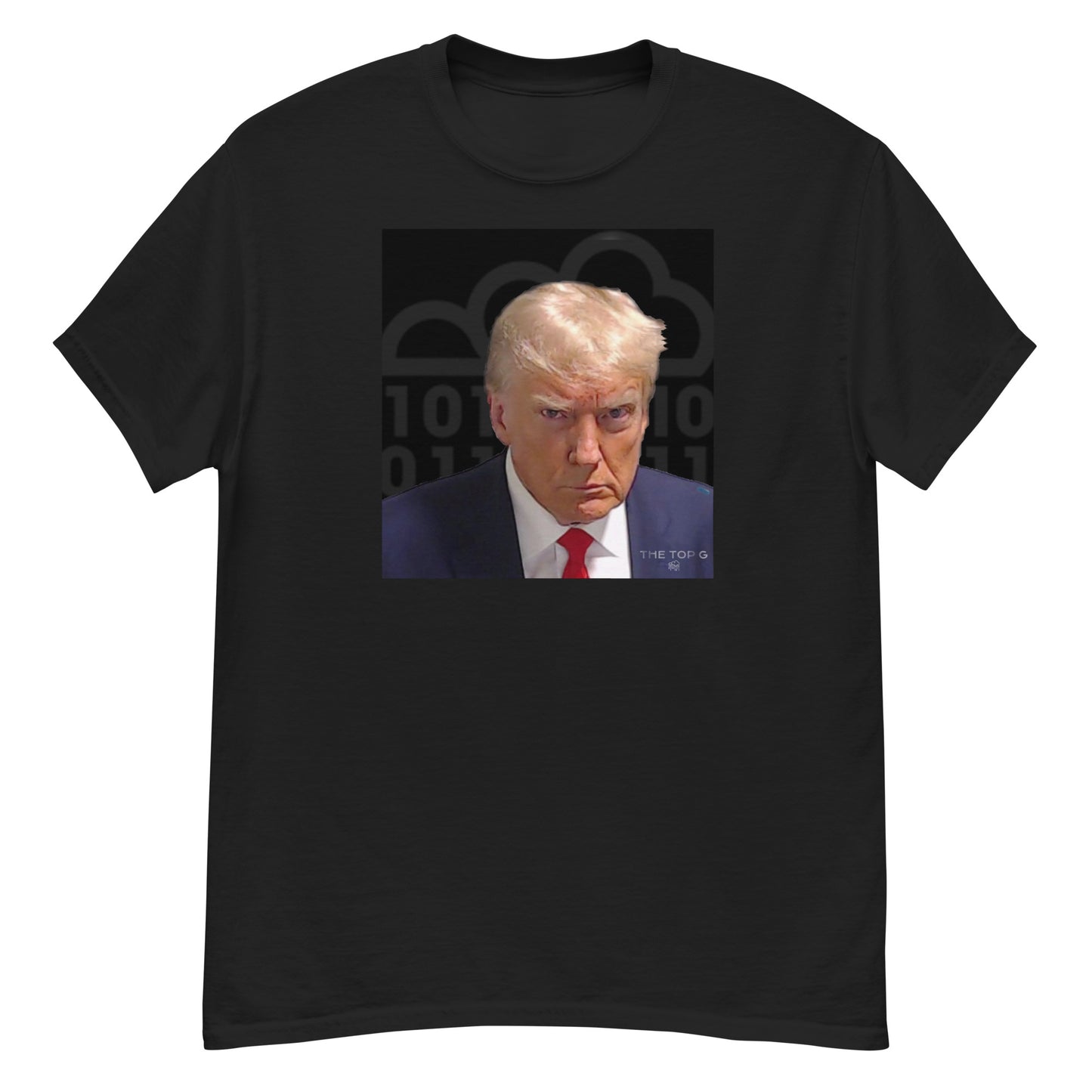 Top G Trump Tee Black background