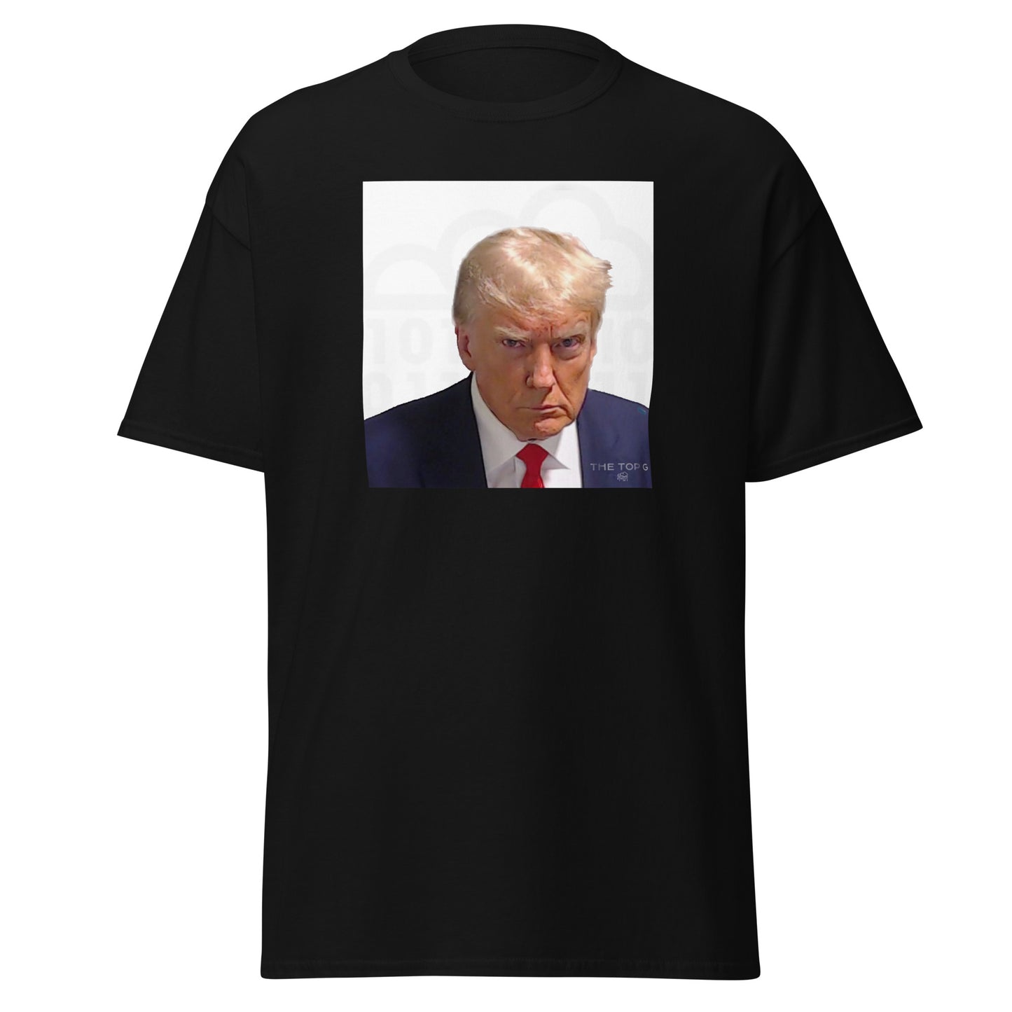 Top G Trump Tee White background