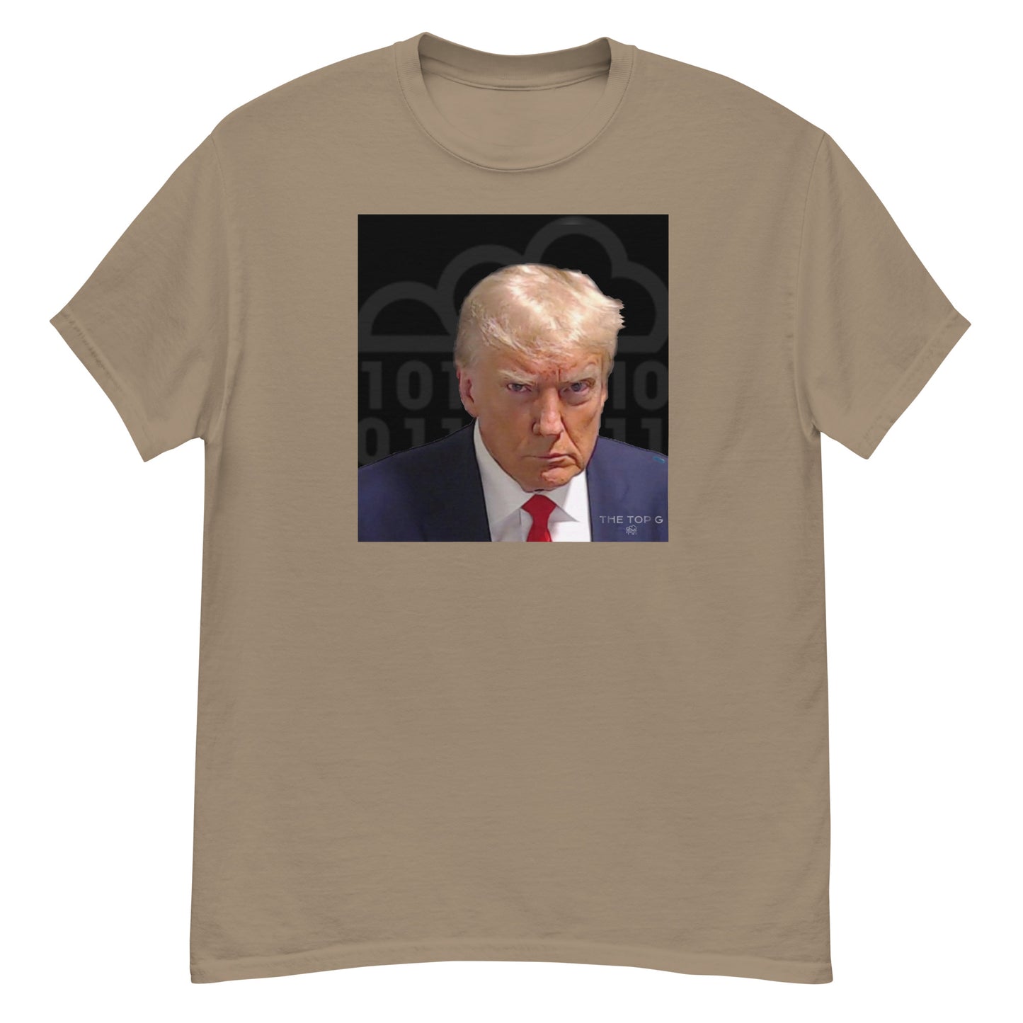 Top G Trump Tee Black background