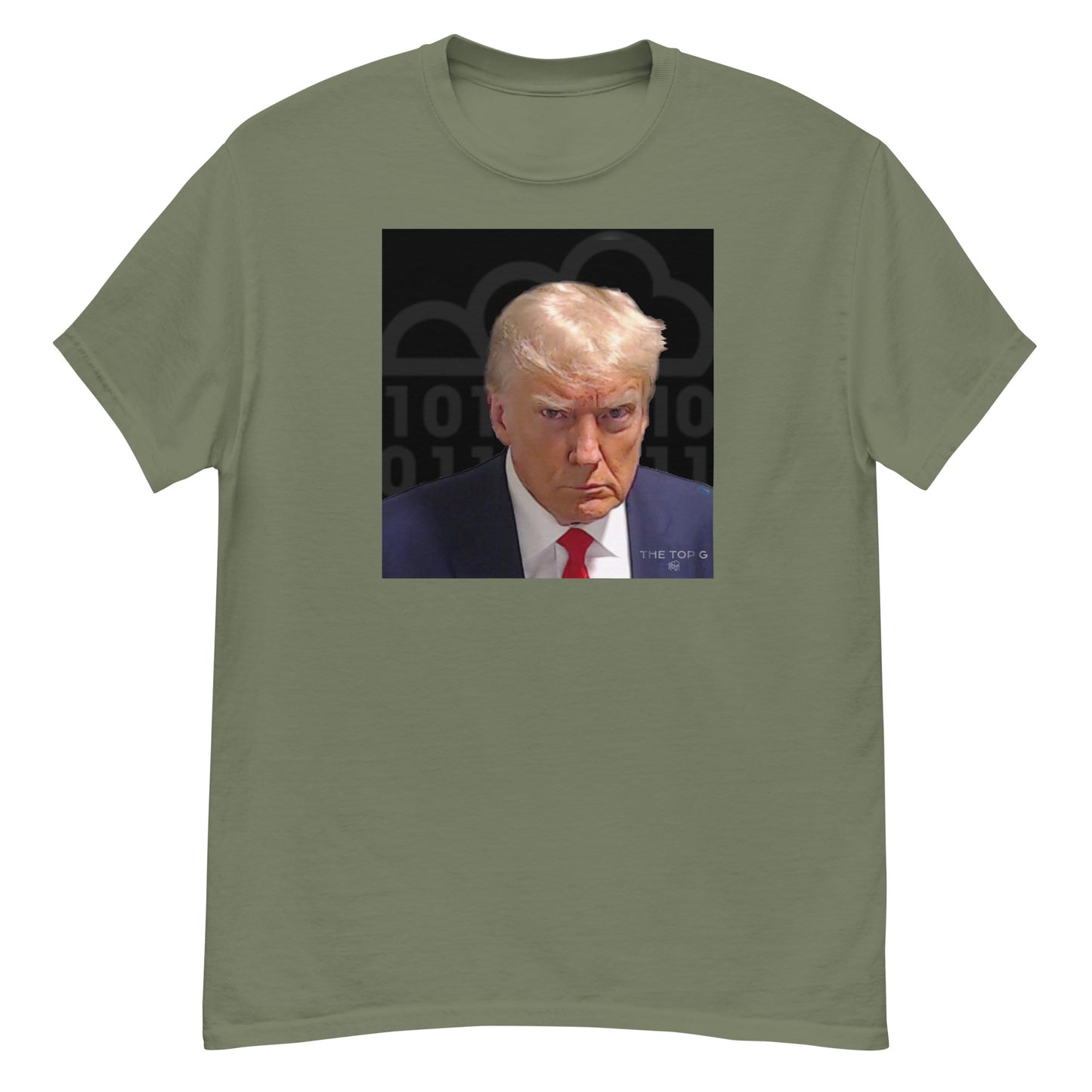 Top G Trump Tee Black background