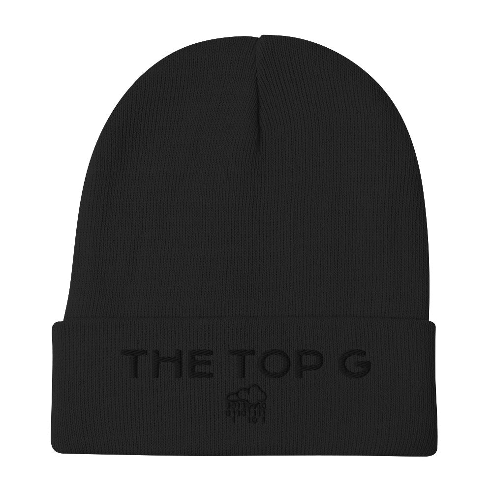 The Top G Embroidered Beanie