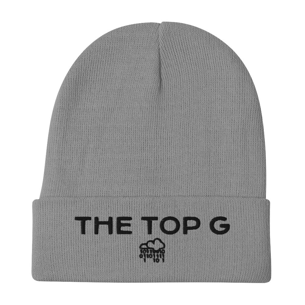 The Top G Embroidered Beanie