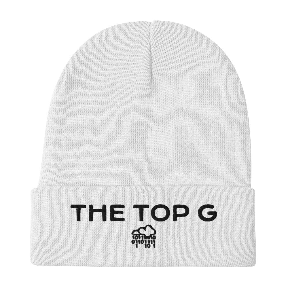 The Top G Embroidered Beanie