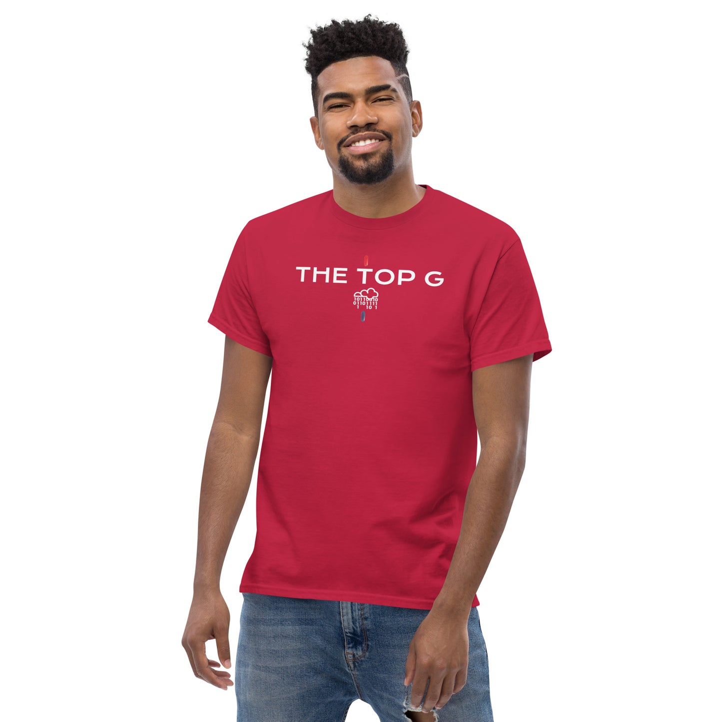 The Top G Unisex T-Shirt for the top g in you.